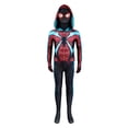 thumbnail image 2 of SHOWONSKY Cosplay Costume Spider-themed Bodysuit for Halloween Party Dark Red Superhero Suit for Role Play Show Action Character Outfit Jumpsuit, 2 of 5