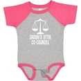 thumbnail image 3 of Inktastic Lawyer Daddys Little Co Counsel Boys or Girls Baby Bodysuit, 3 of 5