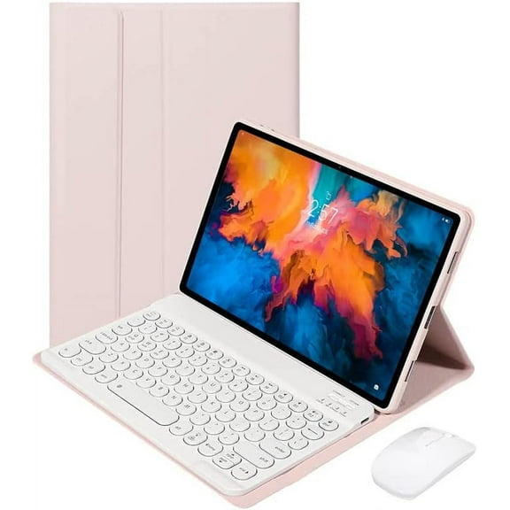 Keyboard Case with Mouse for Lenovo Tab M10 Plus 10.6 (2022 3rd Gen) / TB-125F TB-128F, Slim Lightweight Smart Cover with Detachable Wireless Bluetooth Keyboard for 10.6" Lenovo M10 Plus