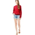 thumbnail image 5 of Made by Olivia Women's Basic Soft & Comfortable Pullover Fleece Crewneck Sweatshirt, 5 of 5
