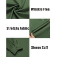thumbnail image 4 of COOFANDY Men's Wrinkle Free Dress Shirt Slim Fit Lightweight Long Sleeve Button Down Shirt, 4 of 9