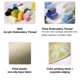 thumbnail image 5 of Kit de alfombra navideña con gancho para adultos, DIY, sastrería, multicolor, muñeco de nieve, Navidad Monigote de nieve, 5 of 9