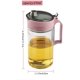 thumbnail image 2 of Dispensador de botellas de jarabes de vinagre de aceite de oliva de cocina Cruet - Botella de aceite de 650 ml (22 oz) Vidrio sin goteo Boquilla de botella de plástico y tapa protectora MFZFUKR CZJJ-YX246-3, 2 of 7