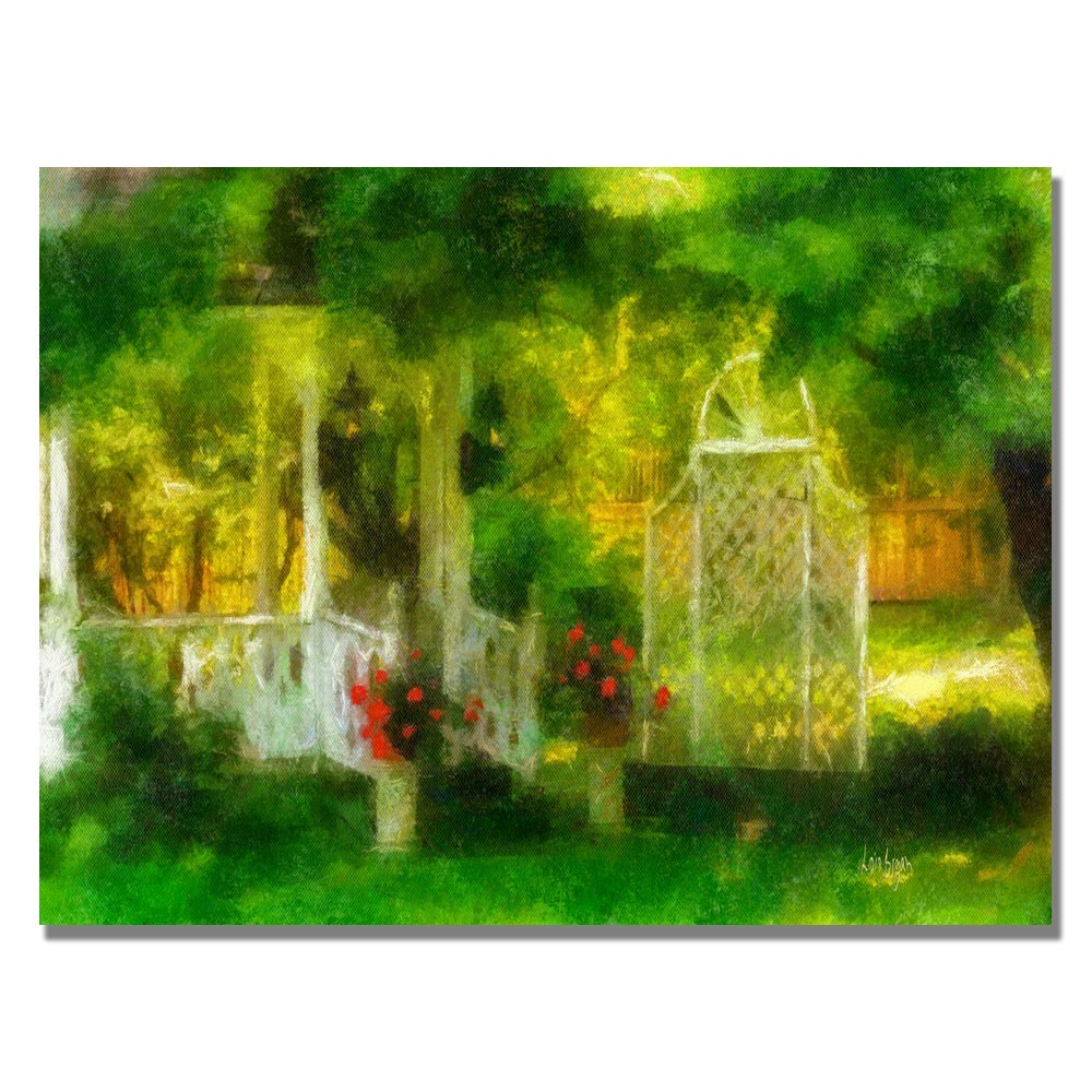Trademark Fine Art "Secret Garden". Canvas Wall Art by Lois Bryan
