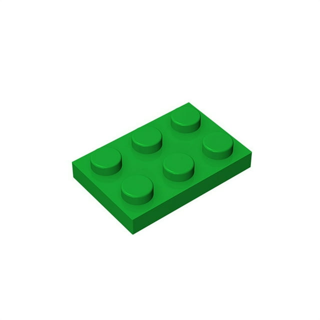 Lot 3021 Plate 2x3 Dot Bricks Toys For Technical Buildings Blocks Toys For Children Compatible Educational Creative DIY MOC Green 50PCS