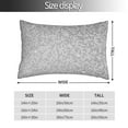 thumbnail image 2 of Fotbe Silver Mosaic Funda de Almohada Decorativa Estilo Occidental, Lujo en Algodón, Fundas para Almohadas King, Cojín Estampado para Decoración del Hogar-20"x30", 2 of 6