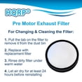 thumbnail image 5 of HQRP Kit: Primary Filter Assembly and Exhaust Media Filter for Hoover UH70401 / UH70402 WindTunnel Air Bagless Upright, 5 of 7