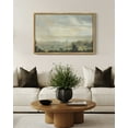 thumbnail image 7 of Drsoum Vintage Landscape 24x36in Brown Framed Canvas Wall Art Retro Rustic Village Prints Modern Decor, 7 of 7