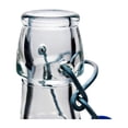 thumbnail image 2 of Botella De Vidrio Italiano con Tapón Hermético, Botella Reutilizable Almacenadora de Líquidos, Modelo Oxfor Azul, Estilo Minimalista, Capacidad 1 Litro, 2 of 6