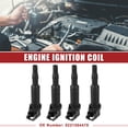 thumbnail image 2 of Paquete de bobina de encendido automotriz de repuesto para BMW 128i - Paquete de 4 negro, 2 of 7