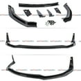 thumbnail image 2 of Front Lip Compatible with 2020-2023 Dodge Charger Hellcat Scat Widebody, H Style Bumper Air Dam Lower Chin Splitter Protection Body Kit Fits for 2020 2021 2022 2023 (Carbon Fiber Look), 2 of 8