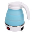 thumbnail image 3 of Hervidor portátil plegable de ebullición rápida, hervidor de agua eléctrico plegable seguro para viaje, para el hogar, Camping, 600ml, azul, enchufe europeo de 220V, 3 of 10