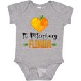 thumbnail image 3 of Inktastic St. Petersburg Florida Orange in Heart Boys or Girls Baby Bodysuit, 3 of 5