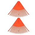 thumbnail image 2 of Shisuyan 2Pcs Plastic Gardening Shrub Rake Sanitation Leaf Rake Cleaning Leaf Rake for Lawns Clean, 2 of 9