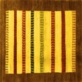 thumbnail image 1 of Ahgly Company Machine Washable Indoor Square Persian Yellow Traditional Area Rugs, 7' Square, 1 of 4