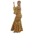 thumbnail image 4 of Kente Long Smocked Fish Tail Dress, 4 of 7