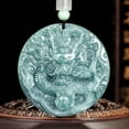 thumbnail image 3 of Jade Dragon Pendant Necklace, Lunar New Year Gift, Prosperity and Good Fortune Jade Dragon Jewelry, Ideal for Family, Wife, Daughter - Celebrate Dragon Year with Auspicious Symbols, 3 of 4