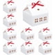 thumbnail image 1 of 10 cajas de regalo con forma de casa con cintas, 16x16x16 cm, cajas de cartón para dulces, regalos y detalles., 1 of 5