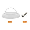 thumbnail image 3 of Round Pull Ring, 1pcs 3" - Stainless Steel Ring Flush Pull with Screws, Recessed Door Pull Handle Knob (White), 3 of 5