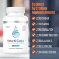 thumbnail image 4 of Cápsulas de electrolitos Keto K-Caps | Suplemento de electrolitos aprobado por Keto | Hidrátate rápido y vence los calambres en las piernas | 700 mg de potasio, sodio, magnesio | Sin maltodextrina | 1, 4 of 5