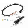 thumbnail image 2 of ARCADORA 3-Pin Auxiliary Power Cable Kit for John Deere Case-IH Ford Agricultural Machinery Durable RE37651 Heat Shrink Tubes, 2 of 9