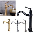 thumbnail image 3 of Sink Faucet Basin Tap Kitchen Gadget Home Kitchen Gadget Exquisite Improvement Exquisite Handy Installation Antique Vessel One Hole Cold Hot Type 3, 3 of 7