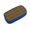 thumbnail image 2 of Uemuo Gold Glitter Leopard Printed Pencil Pen Case, Portable Pencil Pouch with Zipper, Compact Stationery Bag Makeup Bag, Pencil Bag for Home Office, 2 of 9