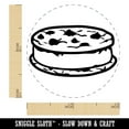 thumbnail image 2 of Cookie Ice Cream Sandwich Dessert Self-Inking Rubber Stamp Ink Stamper - Green Ink - Mini 1/2 Inch, 2 of 7