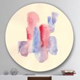thumbnail image 2 of Designart 'geometric Pastel II' Art Mural Géométrique en Métal - Disque de 36, 2 of 5