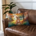 thumbnail image 3 of Hello Fall Golden Retriever Football Welcome Autumn with Leaves Pumpkins Quilt Pillowcase Goldens Dog Lover Gifts Idea Throw Pillow Cover Bed Home Decor - 00012, 3 of 5