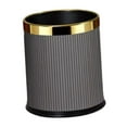 thumbnail image 4 of Garbage Can Portable Lightweight Trash Can for Bathroom Study Room Farmhouse Gray, 4 of 8