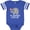Football Blue and White, variant on Inktastic My Mawmaw Loves Me Grandchild Boys or Girls Baby Bodysuit