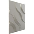 thumbnail image 2 of Ekena Millwork 11 7/8"W x 11 7/8"H Lane EnduraWall Decorative 3D Wall Panel, Textured Metallic Silver (Covers 0.98 Sq. Ft.), 2 of 5