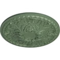 thumbnail image 3 of 32 3/8"OD x 3 1/2"P Tristan Ceiling Medallion (Fits Canopies up to 6 1/4"), Hand-Painted Athenian Green, 3 of 6