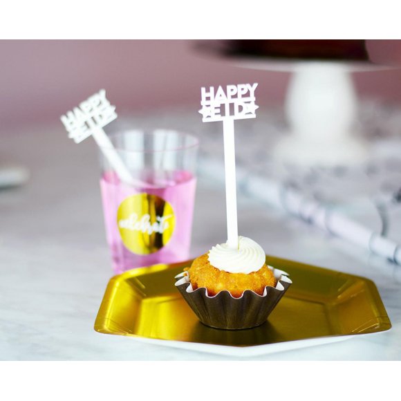 modernEID acrylic Happy Eid picks / stirrers