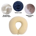 thumbnail image 3 of Almohada del viaje de la espuma de la memoria, forma cómoda de la almohada U del cuello del viaje, 3 of 5