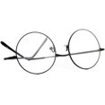 thumbnail image 2 of LAICAIW Vintage Round Prescription ready Metal Eyeglass Frame Clear Lens, 2 of 5