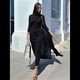 thumbnail image 4 of Vestido Informal de Punto Acanalado para Mujer, Sin Mangas, Ajustado, Elegante, para Salir A la Playa o Vacaciones. Negro L, 4 of 10