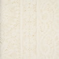 thumbnail image 2 of Lorraine Home Fashions Classic Cream Floral Rod Pocket Light Filtering Kitchen Valances, 12” x 58”, 2 of 3