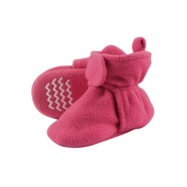 Hudson Baby Hudson Baby Newborn Girl Cozy Fleece Booties Walmart