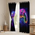 thumbnail image 3 of Homewish 3D Gamepad Player Blackout Curtains Set of 2 (52x84 Each) for Boy, Futuristic Glitter Stripes Window Curtains, Video Game Lover Curtains and Drapes, Window Curtains Decor, 3 of 6