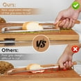 thumbnail image 4 of YMAM.LIGHT Bread Knife Handmade Bread Bow Knife 16" Serrated Bowl Knife, Aluminum Alloy Bread Saw Sourdough Knife Suit for Left & Right Handed People to Cut Baguettes Vegetables Fruits, 4 of 7