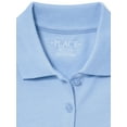 thumbnail image 2 of The Children's Place Girls Uniform Short Sleeve Pique Polo, Sizes XS-XXL, 2 of 3