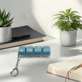 thumbnail image 1 of Stress Relieving Novelty Mechanical Keyboard Keychain Toy with Illuminating Light Up Function for and Relaxation, 1 of 2