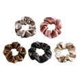 thumbnail image 3 of 5PCS Satin Silk Scrunchies for hair, Big Hair Scrunchies Satin Hair Ties Ponytail Holder No Hurt Your Hair, 3 of 7