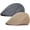 Dark Gray/Dark Khaki, variant on 2 Pack Men's Mesh Cap Breathable Summer Newsboy Hat Beret Ivy Cap Irish Hiking Fisherman Hats
