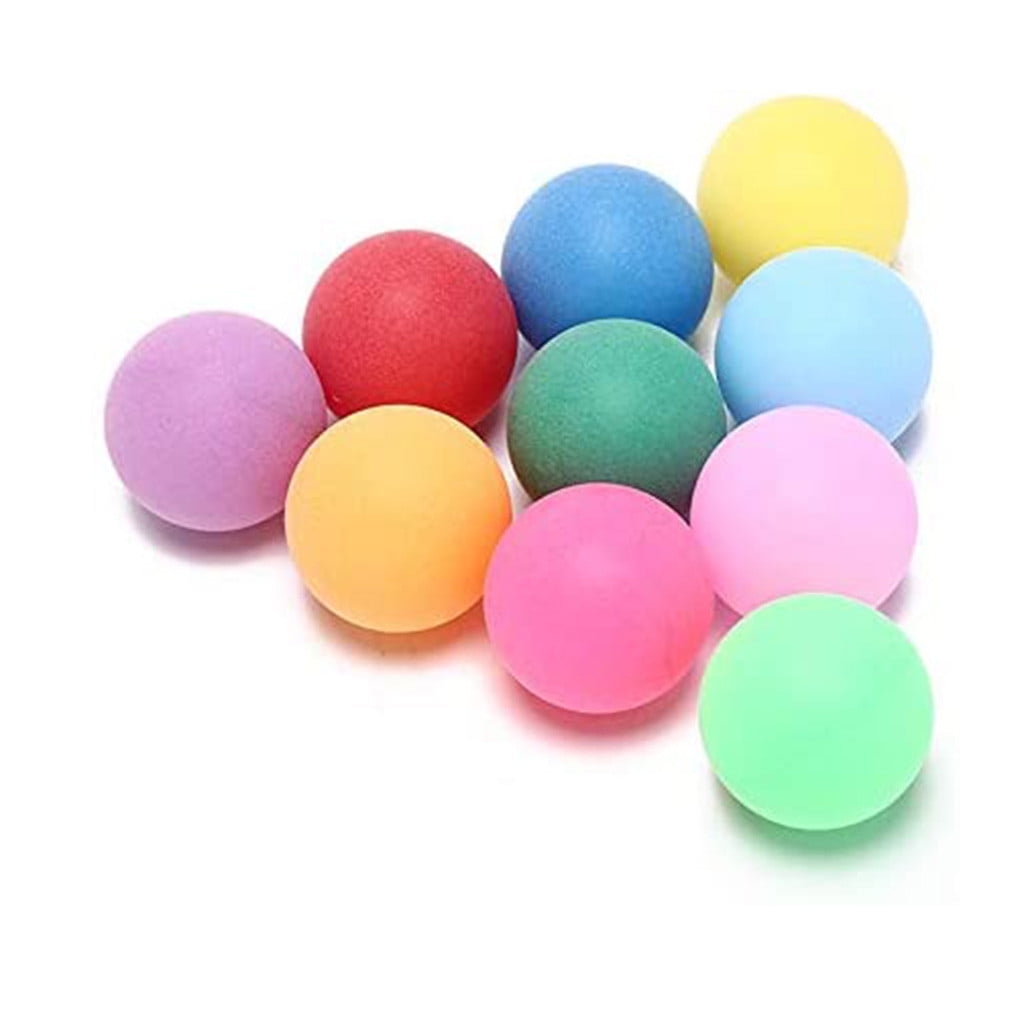 50pcs 40mm Mixed Color Ping Pong Balls Entertainment Table Tennis DIY Toys Game 