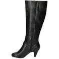 thumbnail image 2 of Bella Vita Womens Sasha Plus Faux Leather Plus Size Calf Knee-High Boots, 2 of 3