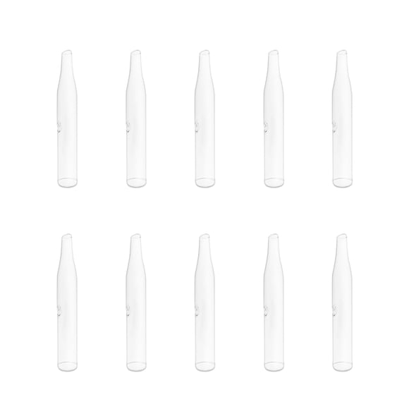 Tubos de vidrio absorbentes Elitzia Blackhead, paquete de 10