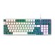 thumbnail image 3 of Teclado Con Cable DQrwqpou K3 Retroiluminado para PC Ruso interruptor Blanco Verde Rojo, 3 of 9